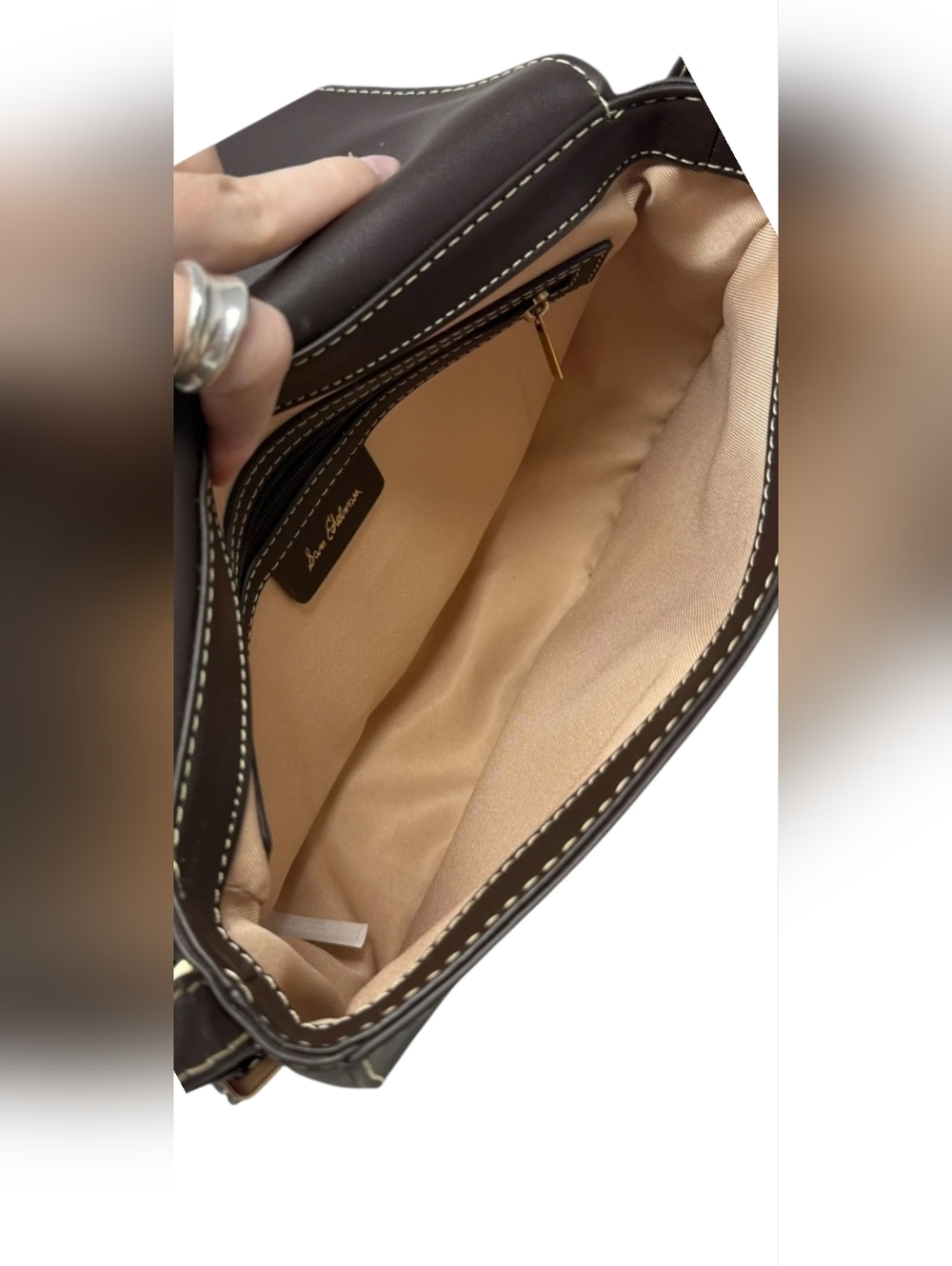 Sam Edelman Bay Small Saddle Bag - Picture 3 of 5